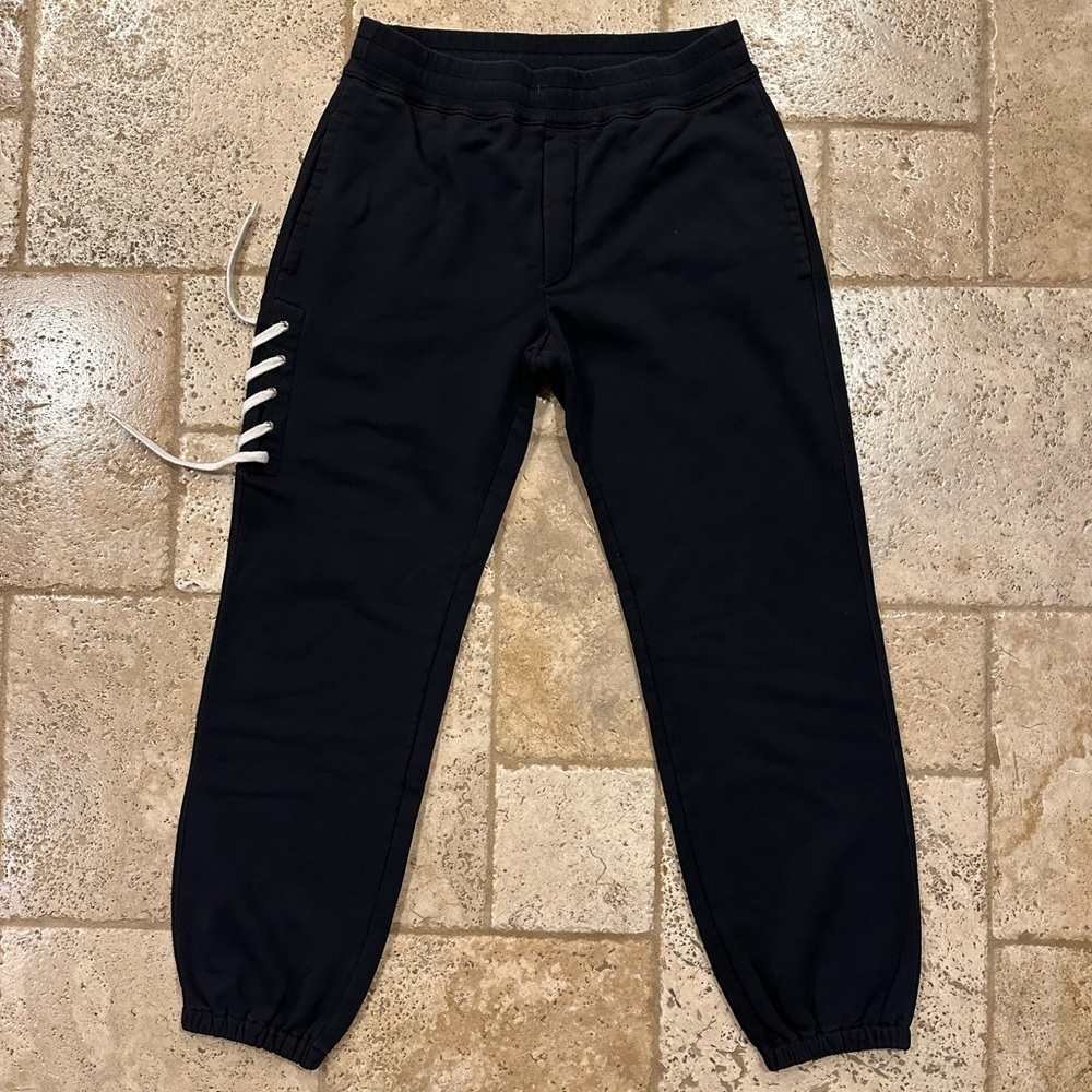 Craig Green Laced Black Sweatpant Joggers